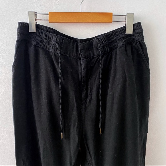 Linen Blend Joggers - Picture 2 of 5